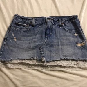 jean skirt
